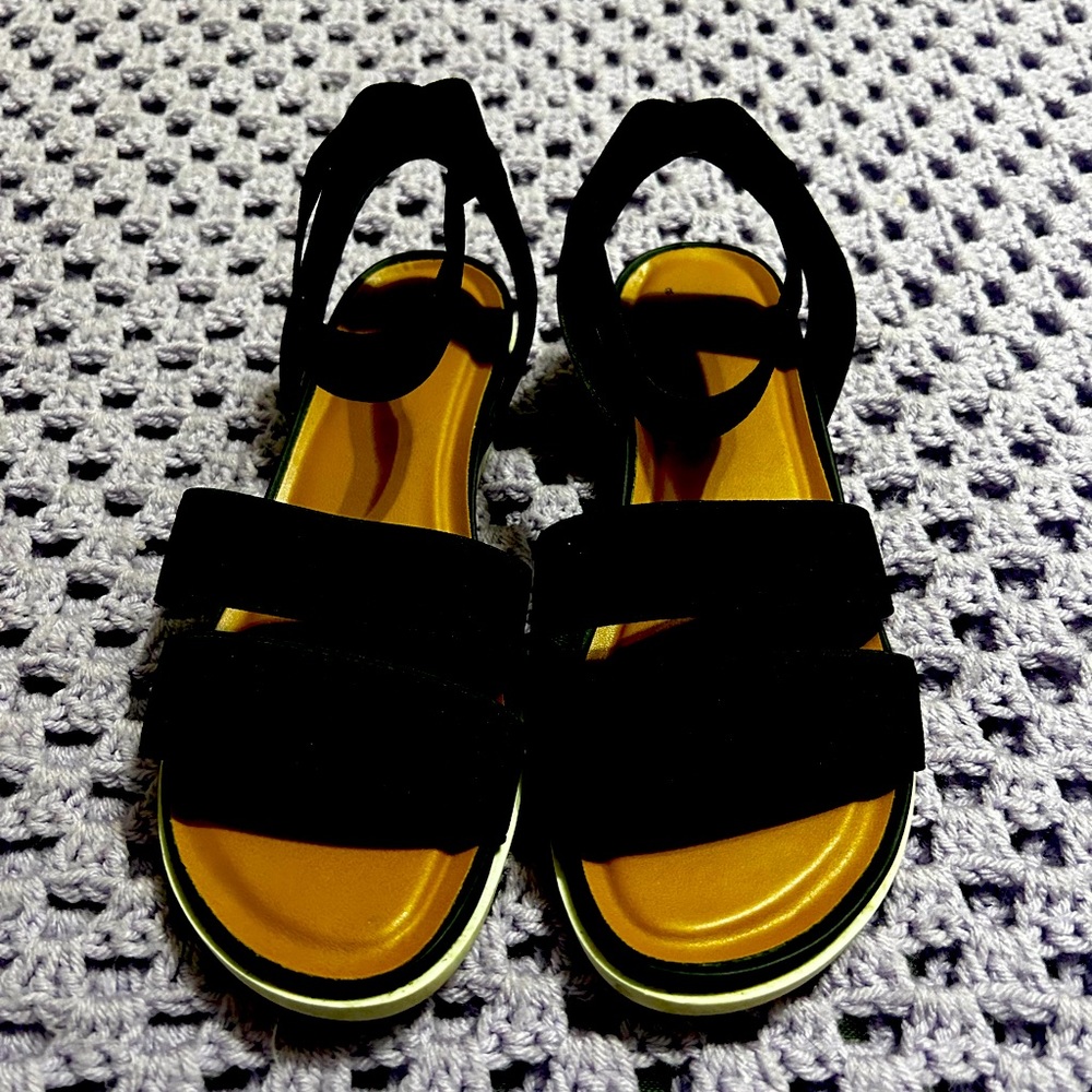 Black sandals